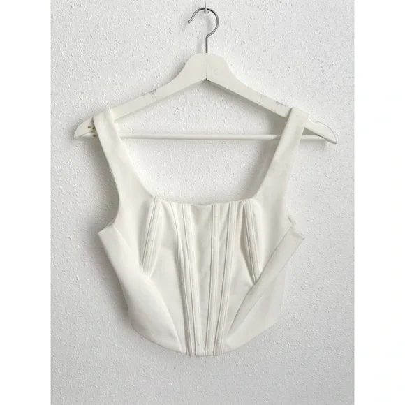 Stylized White Women's Tank - Picture 1 of 3